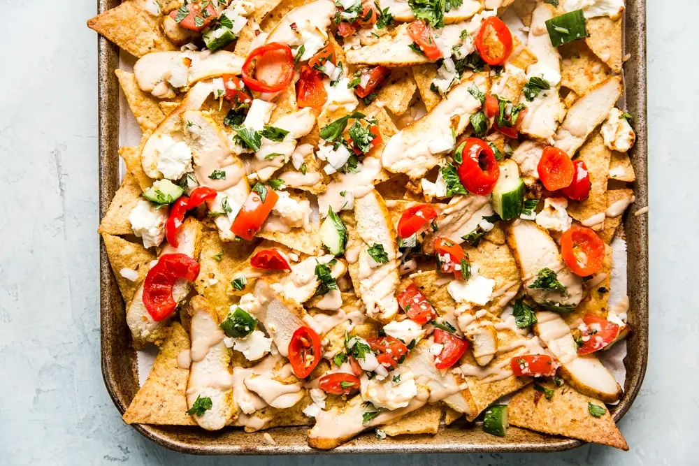 6. Chicken Shawarma Nachos