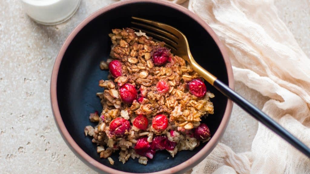 Cranberry Baked Oatmeal