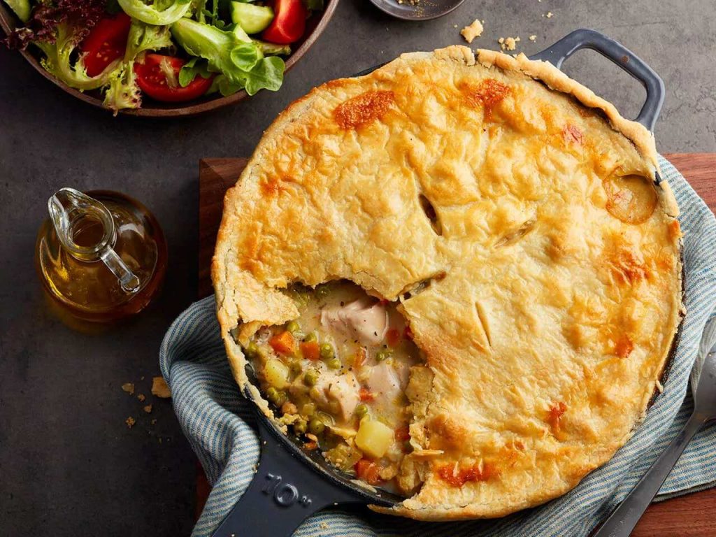  Skillet Chicken Pot Pie