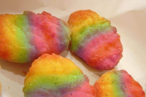 Healthy Rainbow Coated Chicken Bites