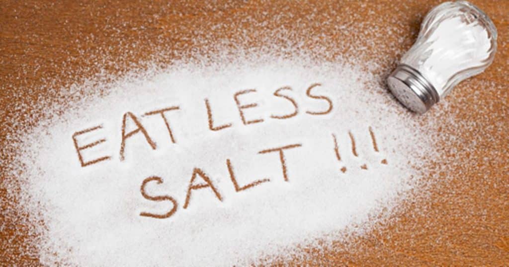 Reduce Salt intake