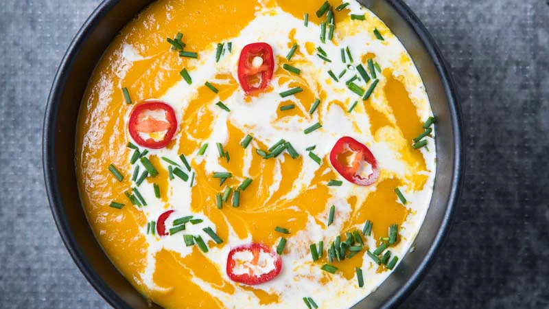 Slow Cooker Sweet Potato Soup