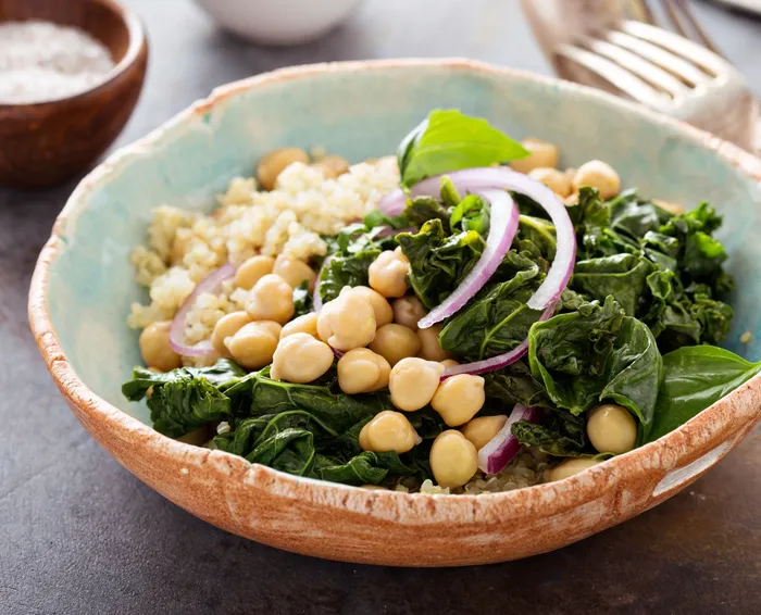 Slow Cooker Kale and Chickp