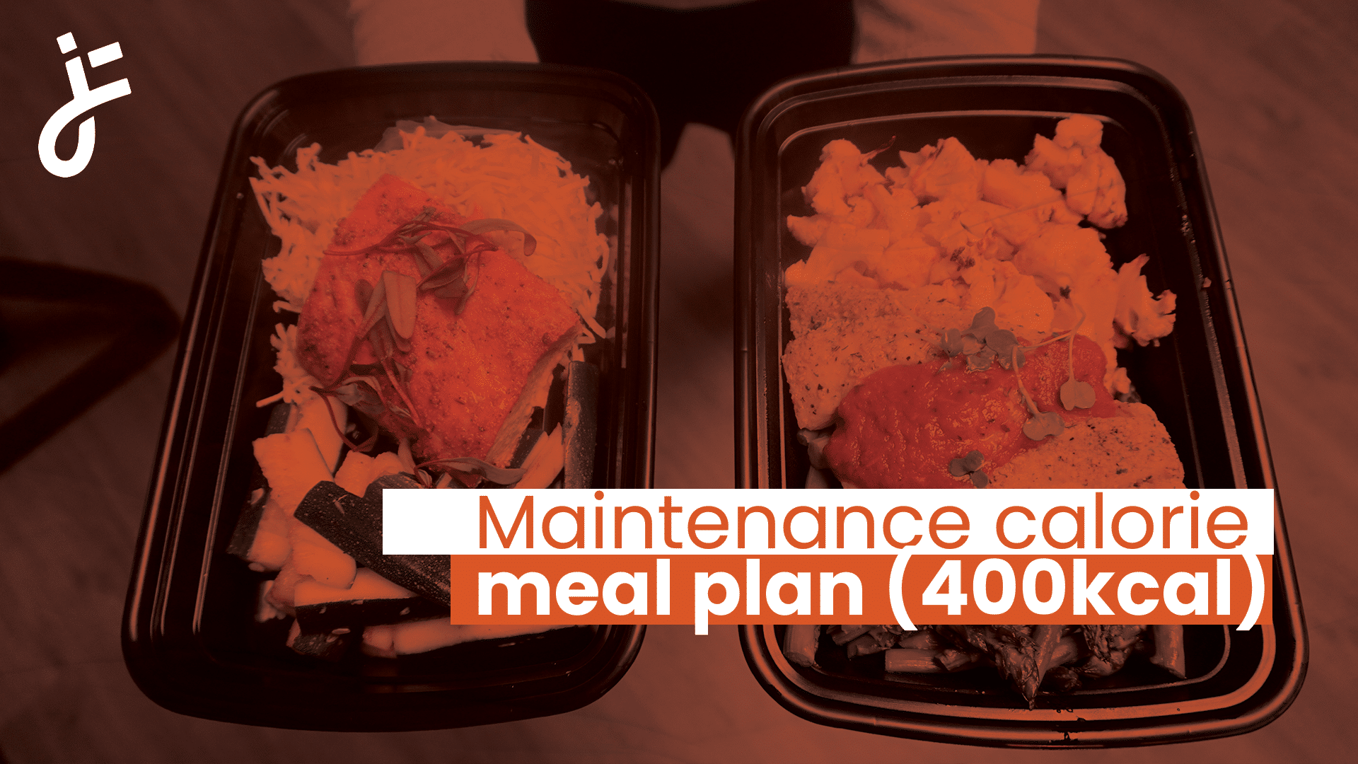 Maintenance calorie meal plan (400 kcal)