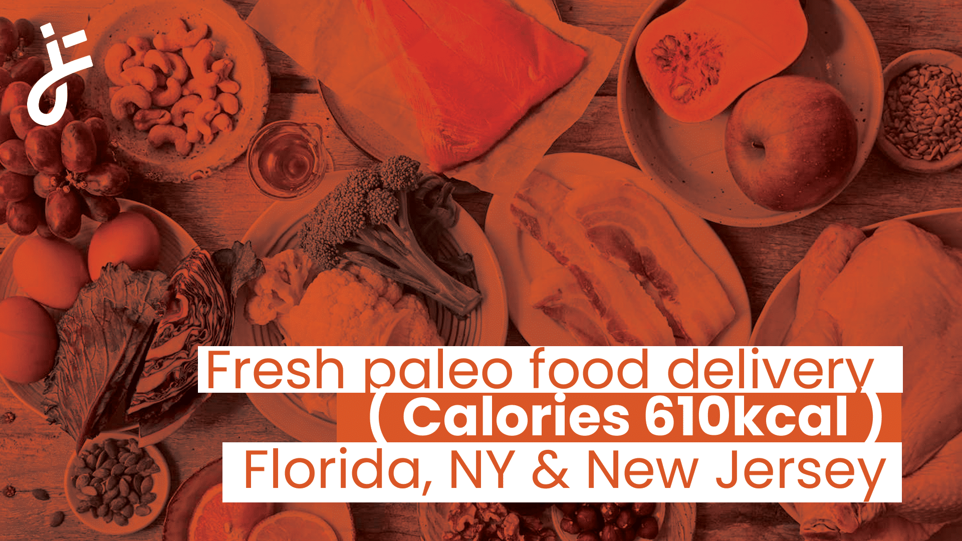 Fresh paleo food delivery (Calories 610 kcal) Florida, NY & New Jersey