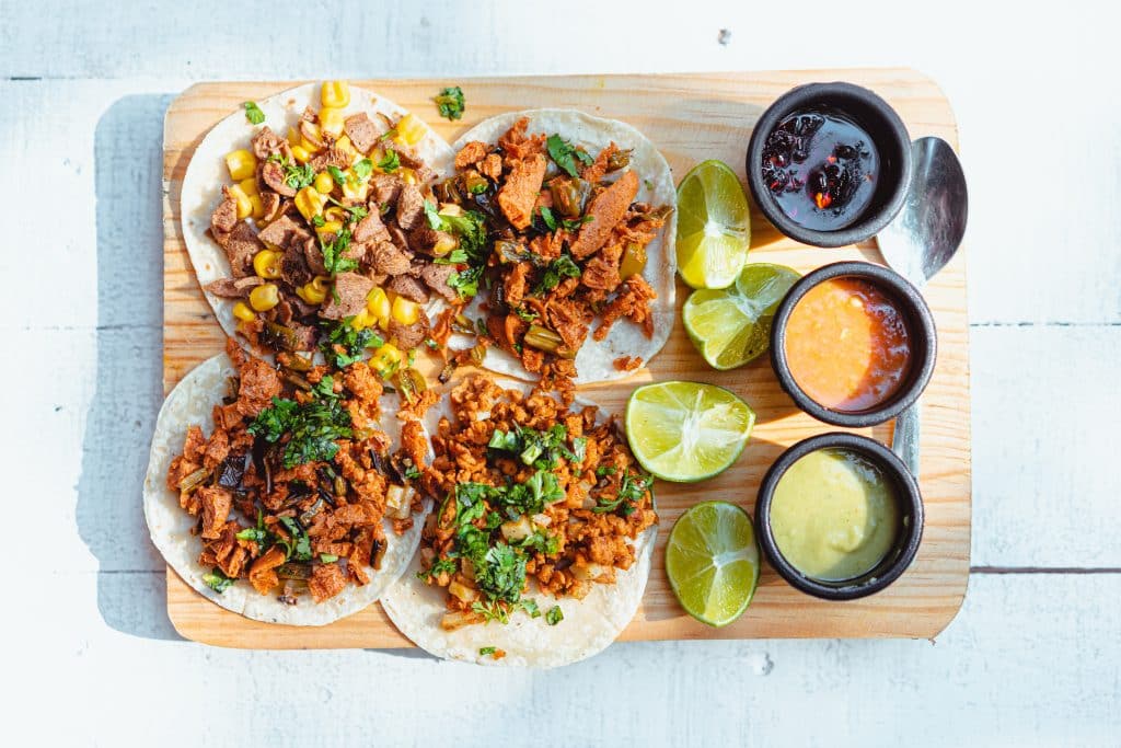 Lentil tacos plant-based