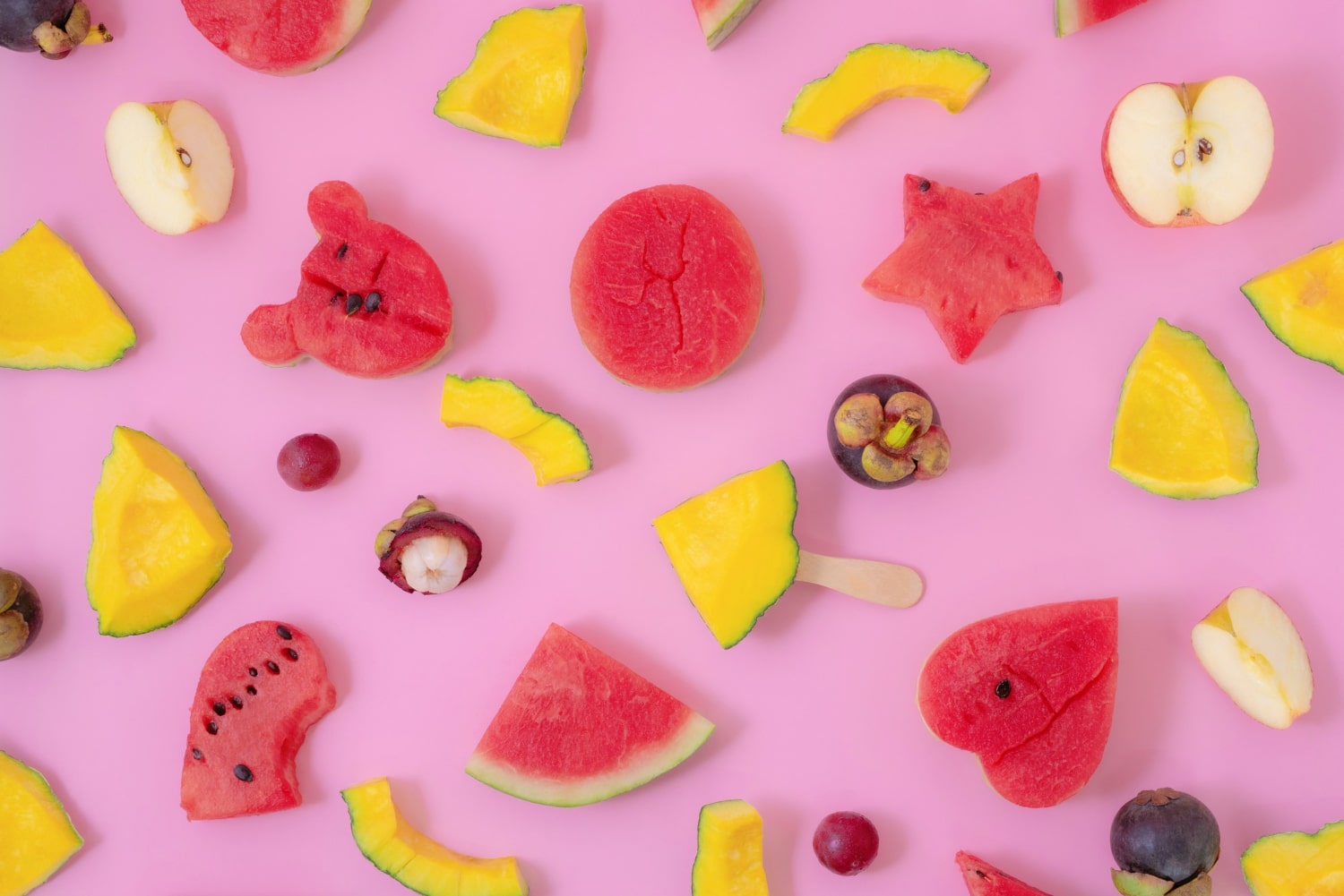 Healthy snacks for kids fruits pink bear cuts