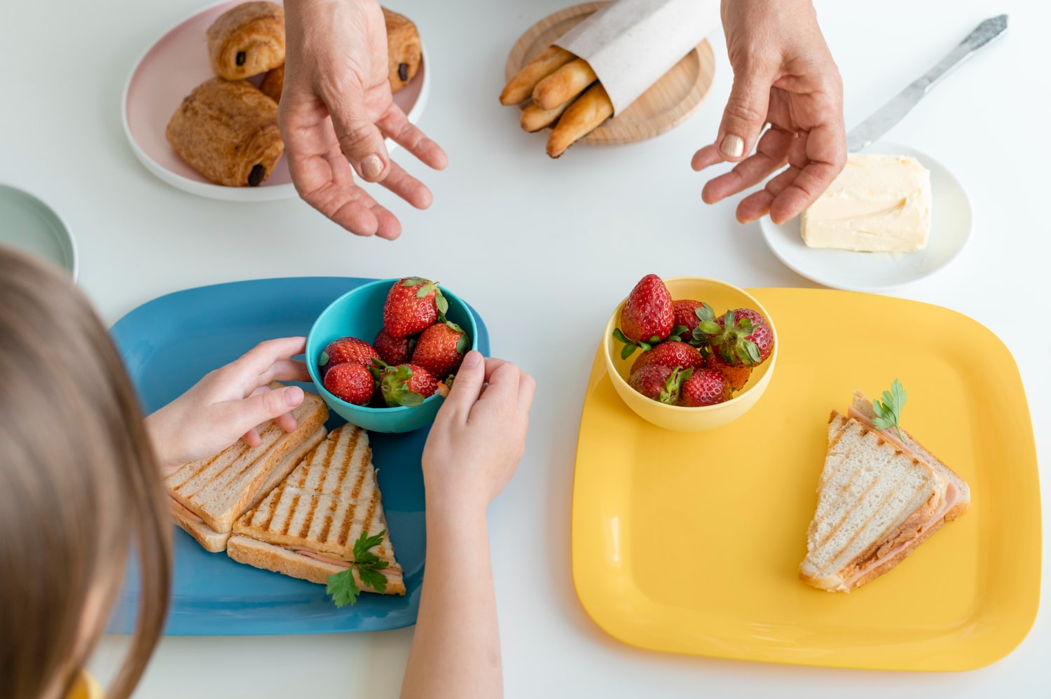 Kids Meals in kitchens table