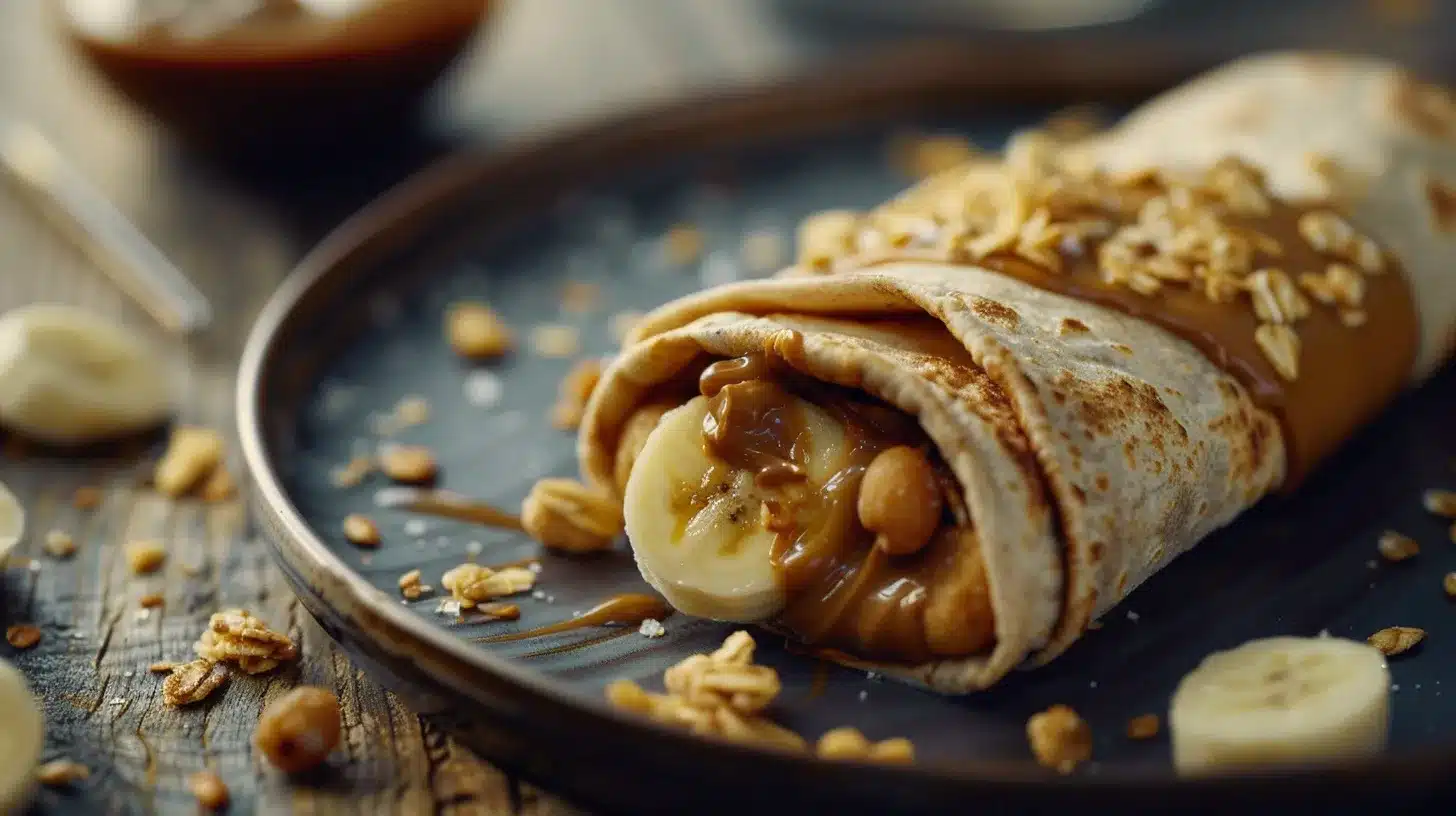 Create Nut Butter and Banana Wraps