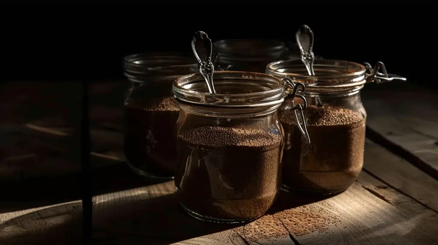 Chia Seed Puddings in Jars