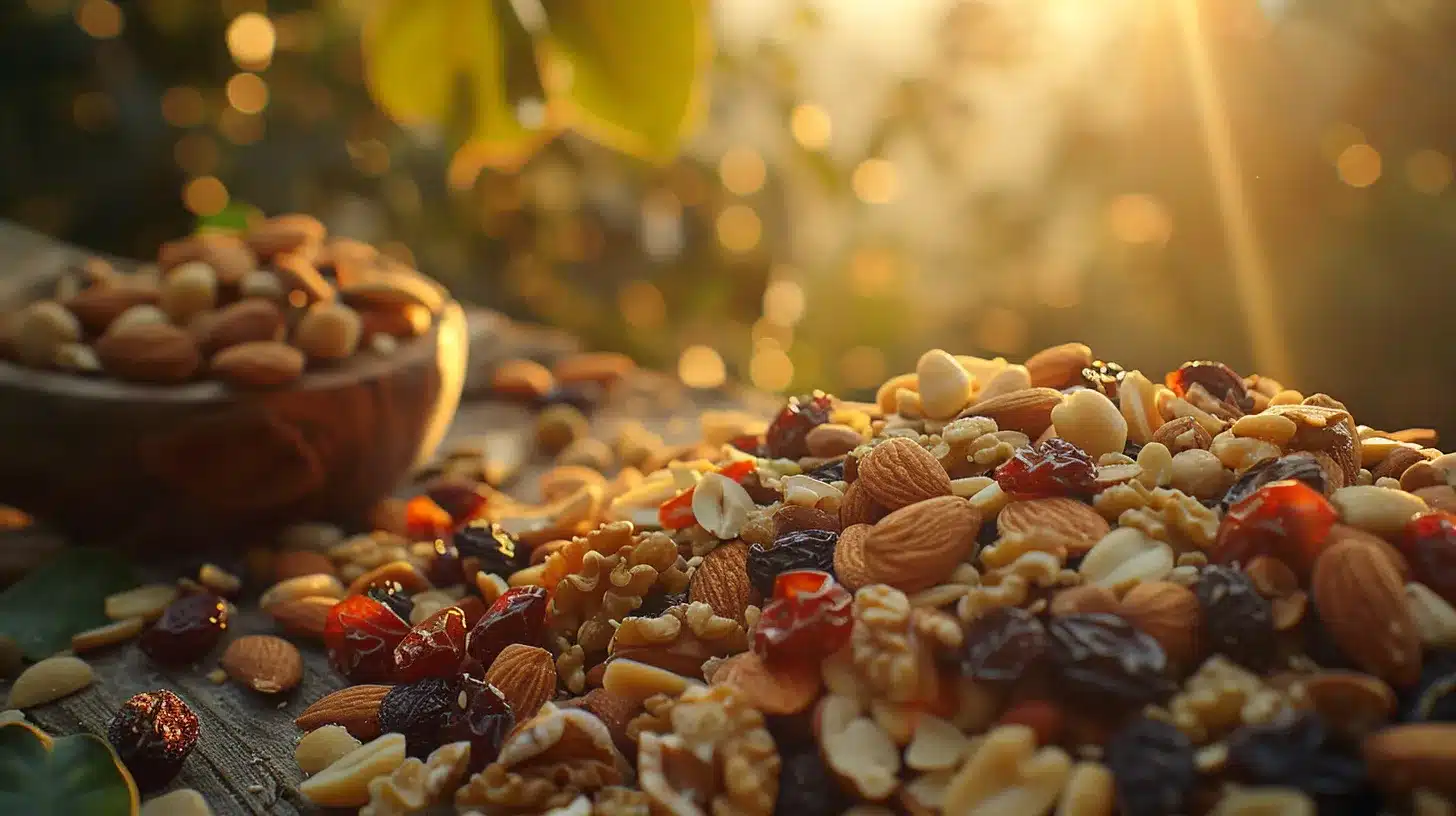 Pack Trail Mixes With Nuts and Dried Fruits