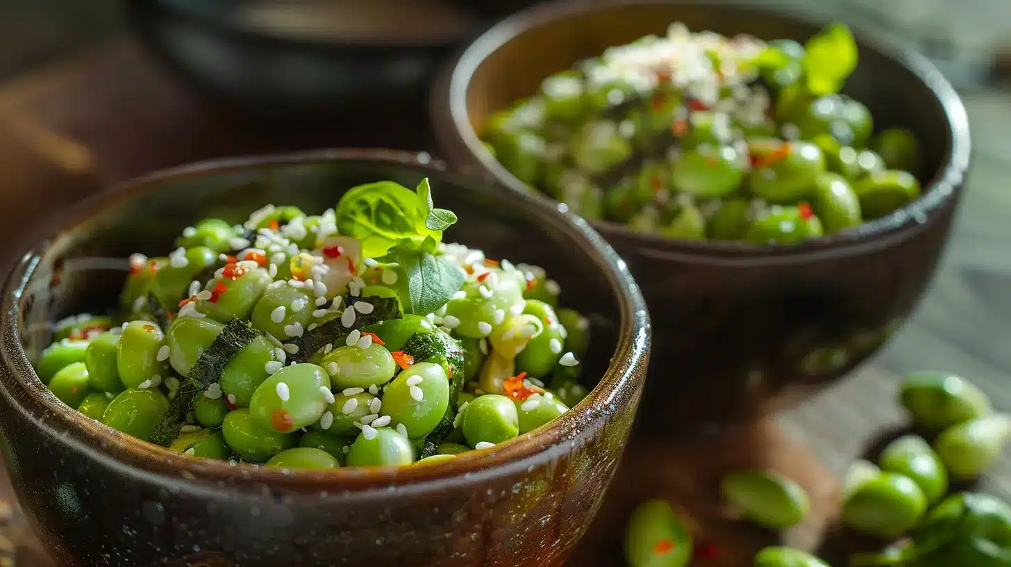 Edamame Bowls With a Sprinkle of Sea Salt