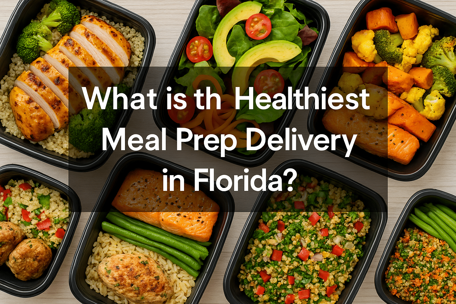 What is the Healthiest Meal Prep Delivery in Florida?